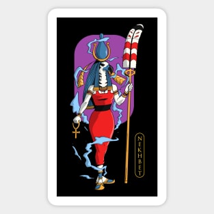 Nekhbet, egyptian goddess Sticker